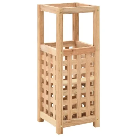 Paragüero de madera maciza de nogal 18x18x50 cm de vidaXL, Paragüeros - Ref: Foro24-247104, Precio: 25,88 €, Descuento: %
