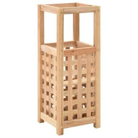 Paragüero de madera maciza de nogal 18x18x50 cm de vidaXL, Paragüeros - Ref: Foro24-247104, Precio: 27,42 €, Descuento: %