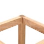 Paragüero de madera maciza de nogal 18x18x50 cm de vidaXL, Paragüeros - Ref: Foro24-247104, Precio: 27,42 €, Descuento: %