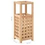Paragüero de madera maciza de nogal 18x18x50 cm de vidaXL, Paragüeros - Ref: Foro24-247104, Precio: 25,88 €, Descuento: %