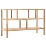 Estantería para baño madera maciza de nogal 100x40x65 cm de vidaXL, Librerías y estanterías - Ref: Foro24-247100, Precio: 102...