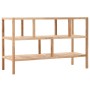 Estantería para baño madera maciza de nogal 100x40x65 cm de vidaXL, Librerías y estanterías - Ref: Foro24-247100, Precio: 106...
