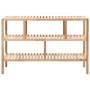 Estantería para baño madera maciza de nogal 100x40x65 cm de vidaXL, Librerías y estanterías - Ref: Foro24-247100, Precio: 106...