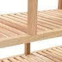 Estantería para baño madera maciza de nogal 100x40x65 cm de vidaXL, Librerías y estanterías - Ref: Foro24-247100, Precio: 102...
