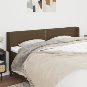 Cabecero de tela gris oscuro 183x16x78/88 cm de , Cabeceros y pies de cama - Ref: Foro24-3118645, Precio: 57,02 €, Descuento: %