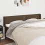 Cabecero de tela gris oscuro 183x16x78/88 cm de , Cabeceros y pies de cama - Ref: Foro24-3118645, Precio: 57,02 €, Descuento: %