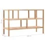 Estantería para baño madera maciza de nogal 100x40x65 cm de vidaXL, Librerías y estanterías - Ref: Foro24-247100, Precio: 102...