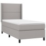 Cama box spring colchón y luces LED tela gris claro 90x190 cm de , Camas y somieres - Ref: Foro24-3138197, Precio: 322,66 €, ...