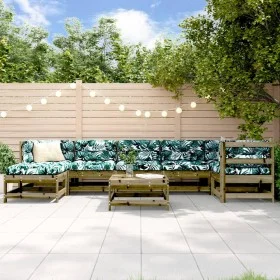 Juego de muebles de jardín 8 pzas madera de pino impregnada de , Conjuntos de jardín - Ref: Foro24-3186290, Precio: 417,27 €,...