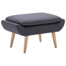 Reposapiés tapizado de tela 73x43x42 cm gris oscuro by vidaXL, Ottomans - Ref: Foro24-246989, Price: 112,55 €, Discount: %