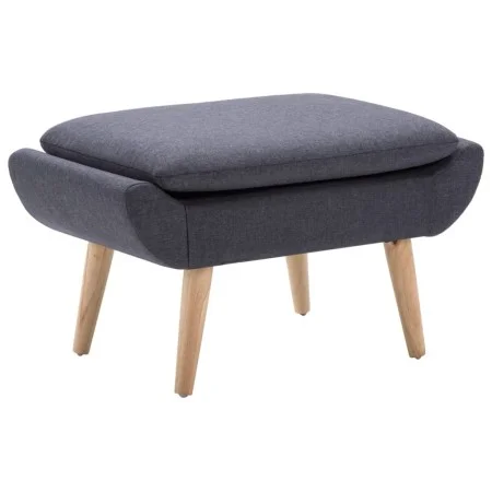 Reposapiés tapizado de tela 73x43x42 cm gris oscuro de vidaXL, Otomanas - Ref: Foro24-246989, Precio: 112,55 €, Descuento: %
