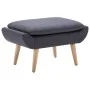 Reposapiés tapizado de tela 73x43x42 cm gris oscuro de vidaXL, Otomanas - Ref: Foro24-246989, Precio: 112,55 €, Descuento: %