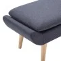 Reposapiés tapizado de tela 73x43x42 cm gris oscuro de vidaXL, Otomanas - Ref: Foro24-246989, Precio: 112,55 €, Descuento: %