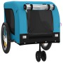 Remolque de bicicleta mascotas hierro tela Oxford azul negro de , Cochecitos para mascotas - Ref: Foro24-94023, Precio: 121,5...