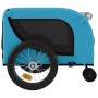Remolque de bicicleta mascotas hierro tela Oxford azul negro de , Cochecitos para mascotas - Ref: Foro24-94023, Precio: 121,5...