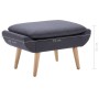 Reposapiés tapizado de tela 73x43x42 cm gris oscuro de vidaXL, Otomanas - Ref: Foro24-246989, Precio: 114,73 €, Descuento: %
