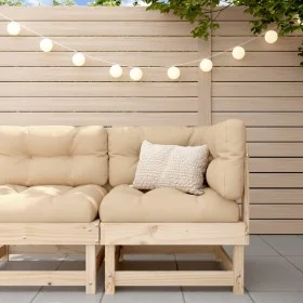 Garden corner sofa solid pine wood by , Modular outdoor sofas - Ref: Foro24-825366, Price: 57,21 €, Discount: %