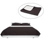 Cubrecama acolchado doble cara 230x260 cm crema y marrón de vidaXL, Colchas y edredones - Ref: Foro24-132964, Precio: 35,55 €...