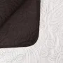 Cubrecama acolchado doble cara 230x260 cm crema y marrón de vidaXL, Colchas y edredones - Ref: Foro24-132964, Precio: 34,90 €...