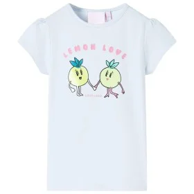 Camiseta infantil azul claro 128 de , Camisetas para niños - Ref: Foro24-10592, Precio: 7,99 €, Descuento: %