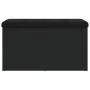 Black engineered wood storage bench 82x42x45 cm by , Benches for halls and storage - Ref: Foro24-835048, Price: 76,91 €, Disc...