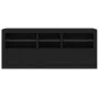 Aparador con luces LED negro 162x37x67 cm de , Aparadores - Ref: Foro24-3208996, Precio: 201,38 €, Descuento: %