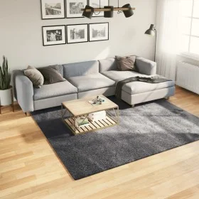 Alfombra de pelo corto suave lavable HUARTE antracita 240x240cm de , Alfombras - Ref: Foro24-375006, Precio: 187,63 €, Descue...