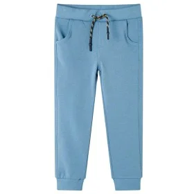 Pantalones de chándal infantiles azul medio 116 de , Pantalones de niños - Ref: Foro24-13236, Precio: 10,90 €, Descuento: %