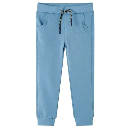 Pantalones de chándal infantiles azul medio 116 de , Pantalones de niños - Ref: Foro24-13236, Precio: 10,90 €, Descuento: %