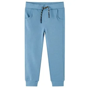 Pantalones de chándal infantiles azul medio 92 de , Pantalones de niños - Ref: Foro24-13234, Precio: 10,90 €, Descuento: %