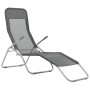 Tumbonas plegables 2 unidades textilene gris antracita de vidaXL, Tumbonas - Ref: Foro24-44340, Precio: 154,30 €, Descuento: %