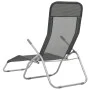 Tumbonas plegables 2 unidades textilene gris antracita de vidaXL, Tumbonas - Ref: Foro24-44340, Precio: 125,96 €, Descuento: %