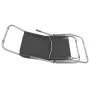 Tumbonas plegables 2 unidades textilene gris antracita de vidaXL, Tumbonas - Ref: Foro24-44340, Precio: 125,96 €, Descuento: %