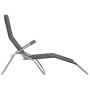 Tumbonas plegables 2 unidades textilene gris antracita de vidaXL, Tumbonas - Ref: Foro24-44340, Precio: 154,30 €, Descuento: %