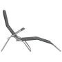 Tumbonas plegables 2 unidades textilene gris antracita de vidaXL, Tumbonas - Ref: Foro24-44340, Precio: 125,96 €, Descuento: %