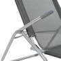 Tumbonas plegables 2 unidades textilene gris antracita de vidaXL, Tumbonas - Ref: Foro24-44340, Precio: 154,30 €, Descuento: %