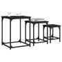 Mesas de centro apilables 3 piezas madera de ingeniería negro de , Mesas de centro - Ref: Foro24-838923, Precio: 41,94 €, Des...
