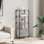 Librería 3 estantes madera ingeniería gris Sonoma 41x30x109,5cm de , Librerías y estanterías - Ref: Foro24-839001, Precio: 49...