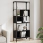 Librería 5 estantes madera de ingeniería negro 76x33x188,5 cm de , Librerías y estanterías - Ref: Foro24-839003, Precio: 108,...