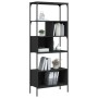 Librería 5 estantes madera de ingeniería negro 76x33x188,5 cm de , Librerías y estanterías - Ref: Foro24-839003, Precio: 108,...