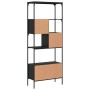 Librería 5 estantes madera de ingeniería negro 76x33x188,5 cm de , Librerías y estanterías - Ref: Foro24-839003, Precio: 108,...