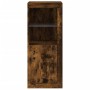 Aparador con luces LED roble ahumado 41x37x100 cm de , Aparadores - Ref: Foro24-836648, Precio: 73,76 €, Descuento: %