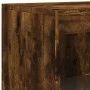 Aparador con luces LED roble ahumado 41x37x100 cm de , Aparadores - Ref: Foro24-836648, Precio: 72,55 €, Descuento: %