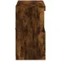 Aparador con luces LED roble ahumado 81x37x67 cm de , Aparadores - Ref: Foro24-836662, Precio: 76,12 €, Descuento: %