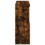 Aparador con luces LED roble ahumado 81x37x100 cm de , Aparadores - Ref: Foro24-836676, Precio: 116,72 €, Descuento: %