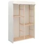 Armario de ropa de 3 niveles 110x40x170 cm de vidaXL, Armarios roperos - Ref: Foro24-247108, Precio: 123,40 €, Descuento: %