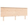 Estructura de cama de matrimonio con cabecero madera maciza de , Camas y somieres - Ref: Foro24-3195236, Precio: 182,44 €, De...