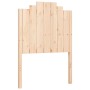 Estructura de cama individual con cabecero madera maciza de , Camas y somieres - Ref: Foro24-3194141, Precio: 102,23 €, Descu...