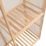 Armario de ropa de 3 niveles 110x40x170 cm de vidaXL, Armarios roperos - Ref: Foro24-247108, Precio: 123,40 €, Descuento: %