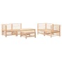 Juego de muebles de jardín 6 piezas madera maciza de pino de , Conjuntos de jardín - Ref: Foro24-3186200, Precio: 334,00 €, D...